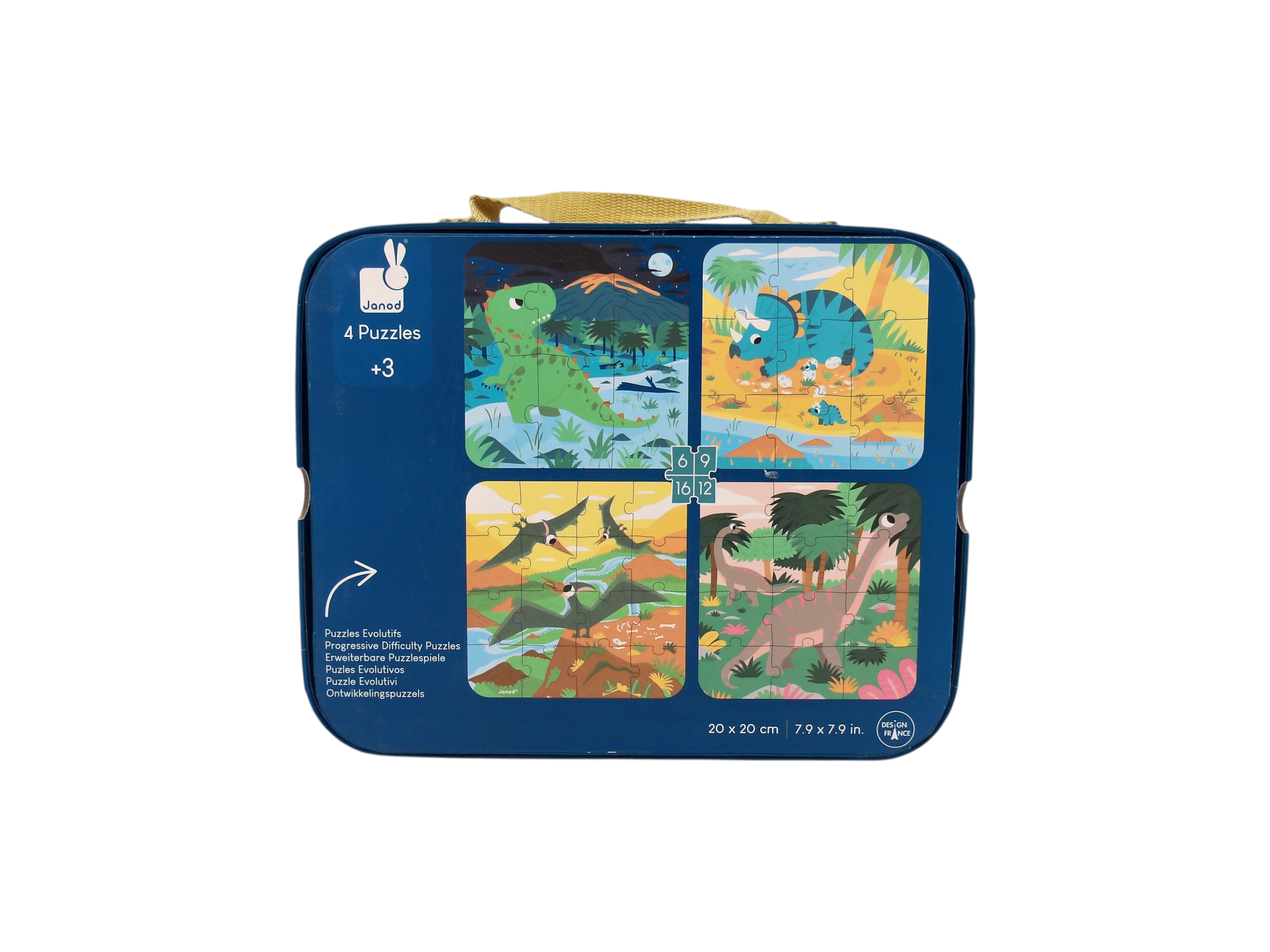 Puzzles évolutifs - Dinosaures x 4 Très bon état - Vue 2 - 